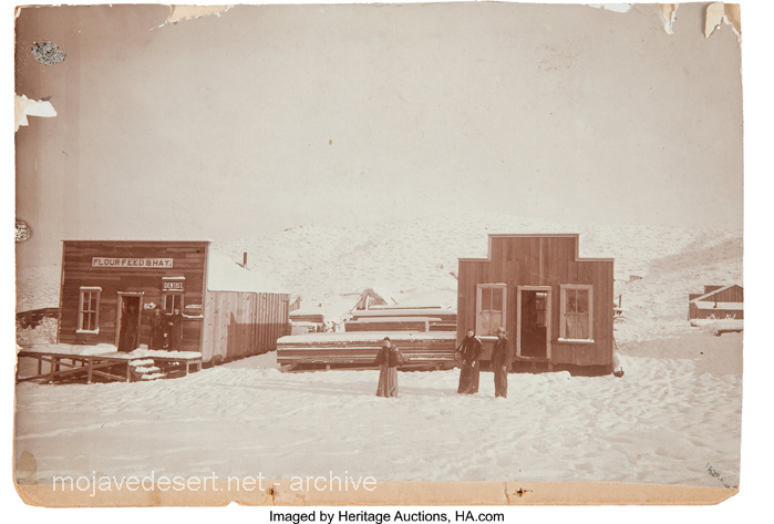 Photo of Tehachapi milling and trading co. and Randsburg lumber yard - 1896